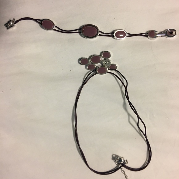 Swarovski - Bracelet and 9 inch necklace set - Picture 2 of 2